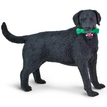 Safari Ltd. Black Labrador Retriever Figurine - Hand-Painted, Lifelike 3.75" Model Figure - Fun and Educational Toy for Boys, Girls & Kids Ages 3+