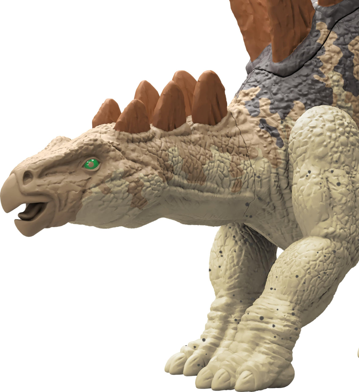 Mattel Jurassic World Strike Attack Dinosaur Toy with Single-Strike Action & Movable Joints, Tuojiangosaurus Action Figure Includes Digital Play