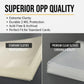 Cardboard Gold Super Premium Card Sleeves - Penny Sleeves for Trading Cards - Ultra Clear OPP 2 mil - 2 5/8" x 3 5/8" - Fits Standard Size Cards
