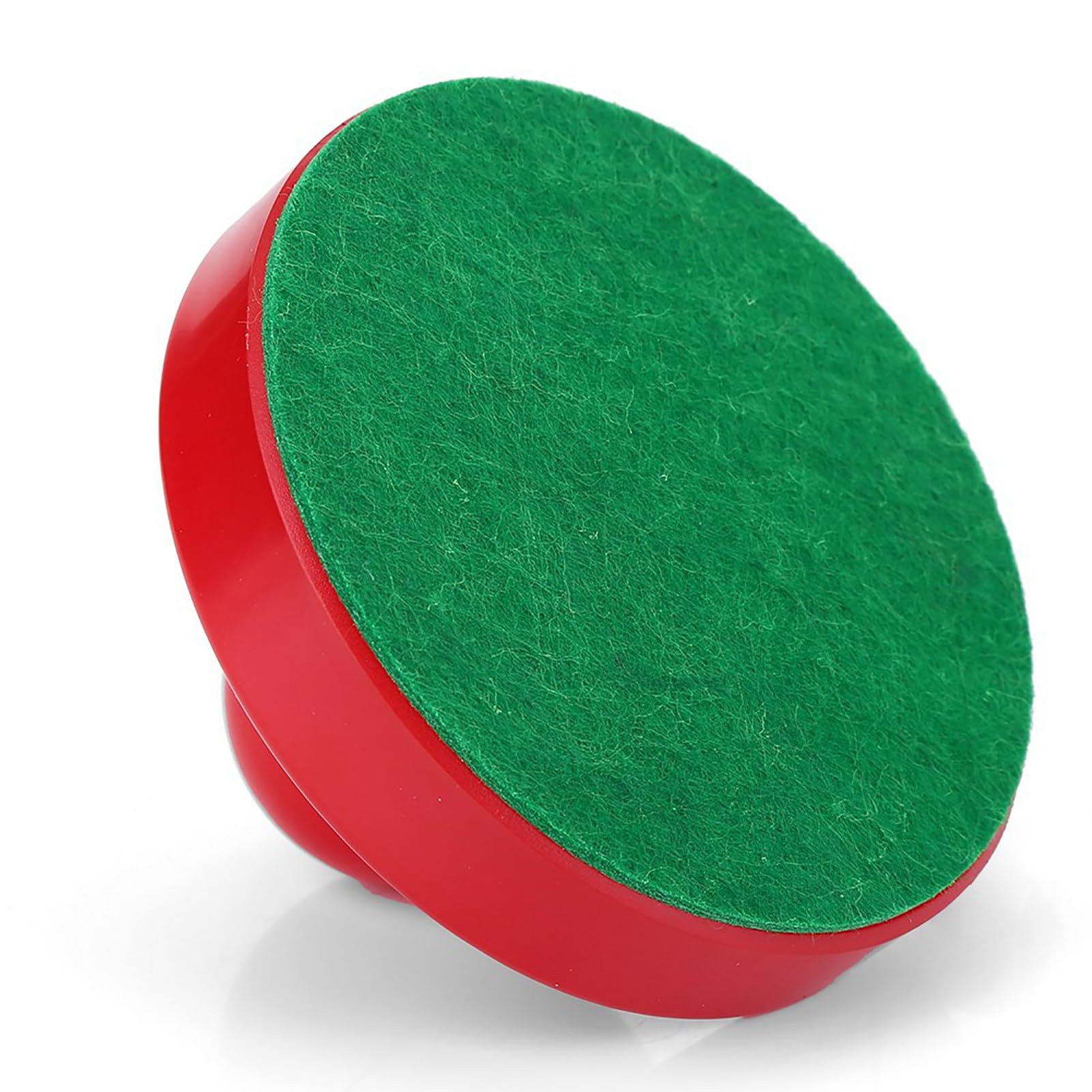 Table Air Hockey Red Pushers and Pucks Set, Plastic Air Hockey Goalies Pushers Pucks Set for Standard Tables (S)