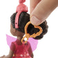 Barbie Club Chelsea Dress-Up Doll, 6-in Brunette in Flamingo Costume, with Pet Kitten and Accessories, Gift for 3 to 7 Year Olds