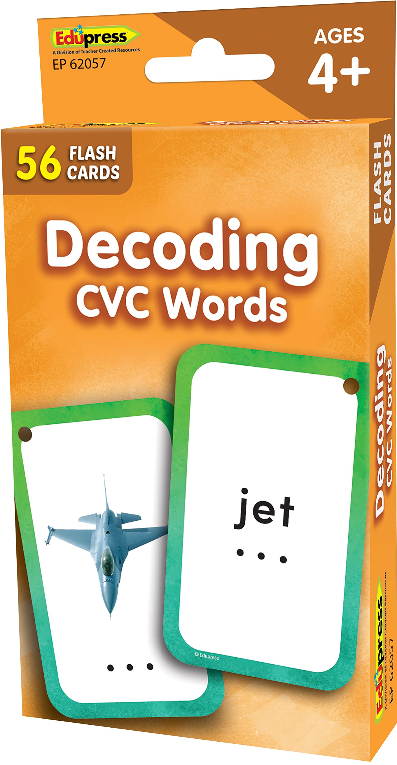 Decoding CVC Words Flash Cards (EP62057)