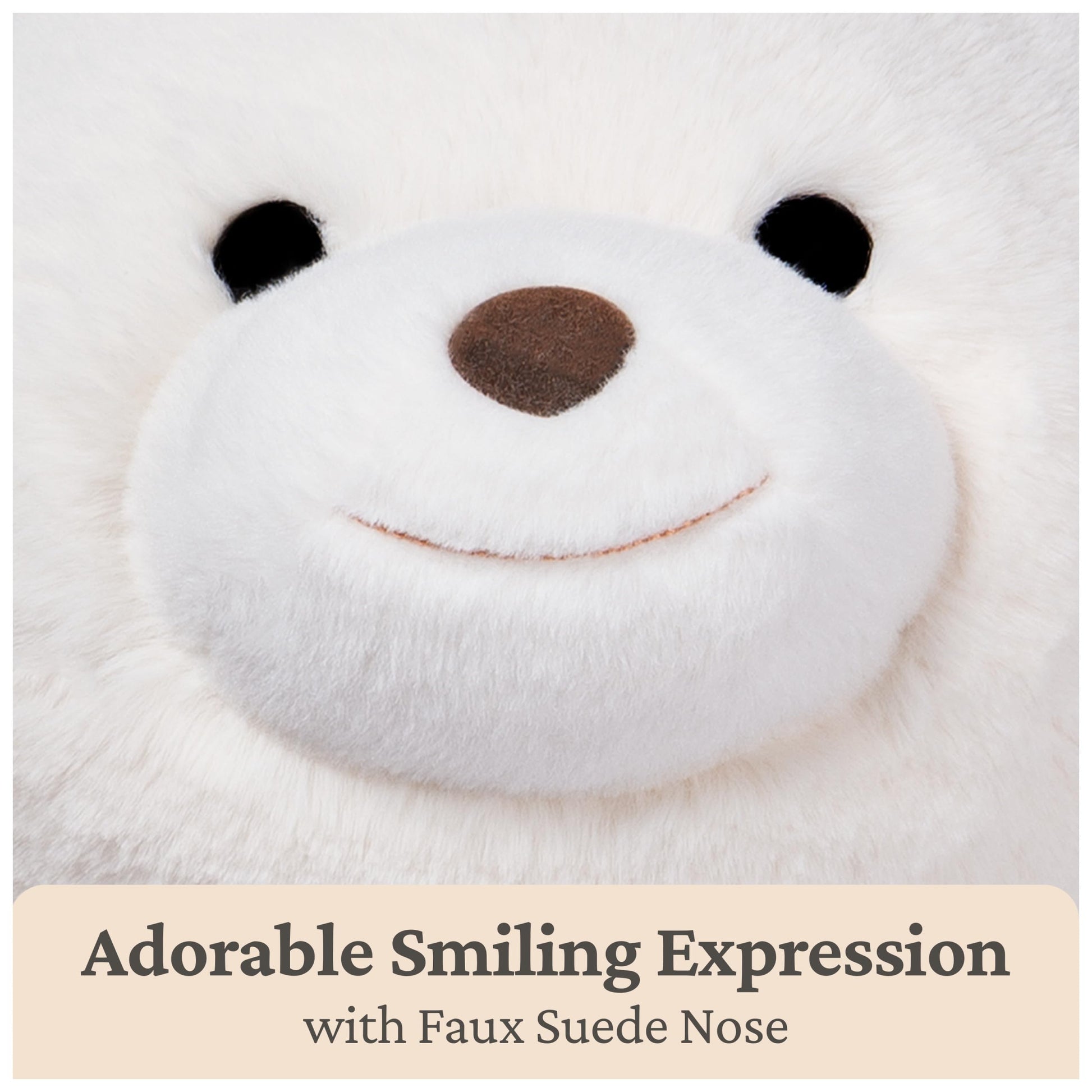 GUND Snuffles Teddy Bear Stuffed Animal Plush Polar Bear Extra Large, White, 18"