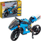 LEGO Creator 3in1 Superbike 31114 Toy Motorcycle Building Kit; Makes a Great Gift for Kids Who Love Motorbikes and Creative Building, New 2021 (236