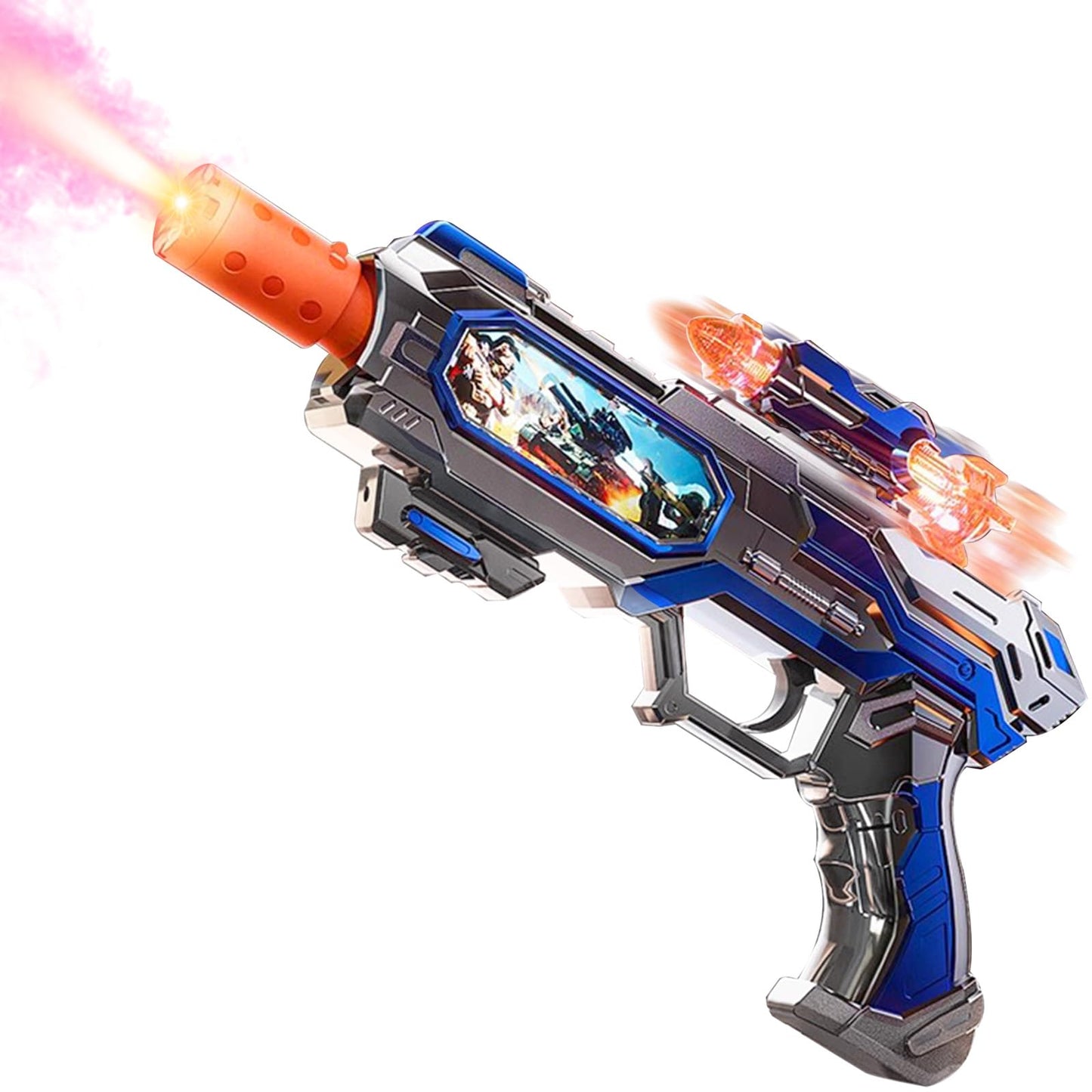 Pakimio Spray Light Up Toy Gun with Sound Effects, Toy Guns for Kids Boys