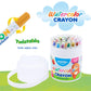Pointer Watercolor Crayons - 36 Twistable Crayons with Brush in Bear-Eared Storage Jar - Non-Toxic Art Set for Kids - Great Christmas Gift