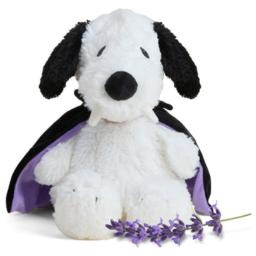 warmies Microwavable & Weighted Stuffed Animals, Boo Crew Snoopy - Heated Stuffed Animal Plushie - Halloween Themed Cute Soft Plush Toys for Adults