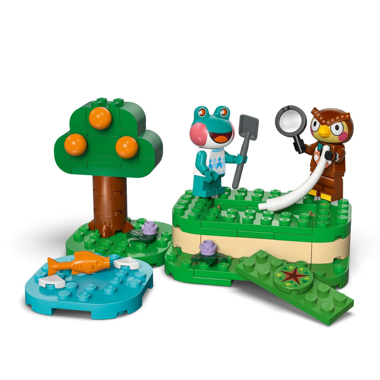 LEGO Animal Crossing Blathers’s Museum Collection Building Toy - Pretend Play Set W/2 Toy Minifigures for Girls & Boys, Ages 7+ - Building Blocks