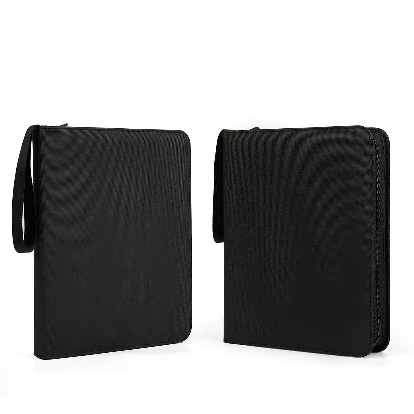 9-Pocket Trading Card Binder, PU Leather Zip Card Binder Album Holds 900 Cards for TCG, Sports Cards, Collectible Cards?BASEBALL PATTERN?