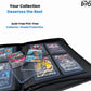 Toploader Binder for 112 Top Loaders - 4 Pocket Trading Card Case - Pokemon, MTG, Sport Cards - Zip Binder - Level Up Pro (Matte Black)