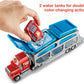 Mattel Disney and Pixar Cars Mack Toy Truck & Lightning McQueen Color-Change Car, Dip & Dunk Trailer with 2 Levels & 2 Water Tanks