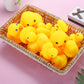 Bath Duck Toys 10PCS Mini Rubber Ducks Squeak and Float Ducks Baby Shower Toy for Toddlers Boys Girls (2.2’’)