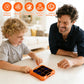 BEBESIRI Tic Tac Toe，Four in One Handheld Puzzle Game Machine Exercise Memory, Portable Pocket Game, Suitable for Christmas and Birthday Gifts