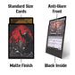 Realm Guard 100ct Matte TCG/MTG Art Card Sleeves (Red/Black Necromancer)