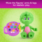 Fisher-Price Barney’s World Preschool Toy Barney’s Friend Vivie & Baby Bop 3-Piece Figure Set for Pretend Play Kids Ages 3+ Years