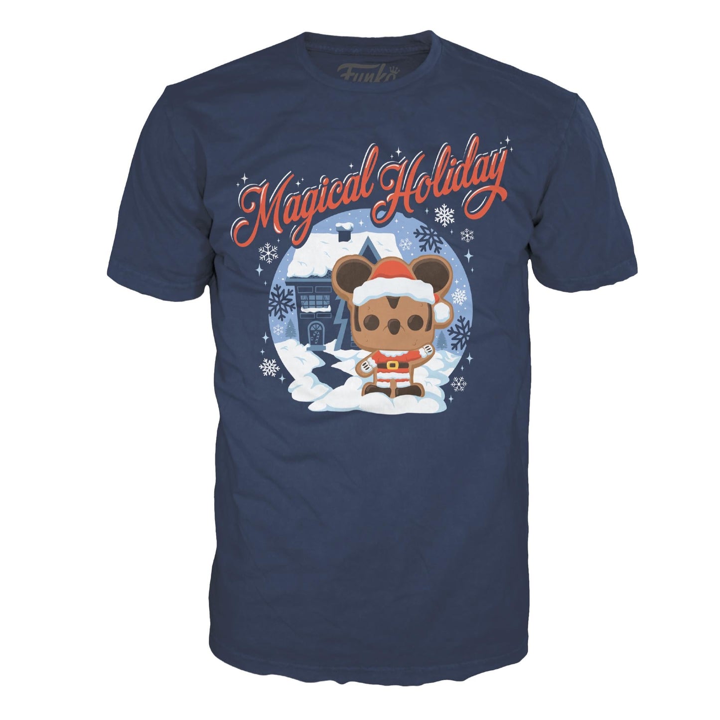 Funko Pop! Boxed Tee: Disney Holiday - Santa Mickey - M