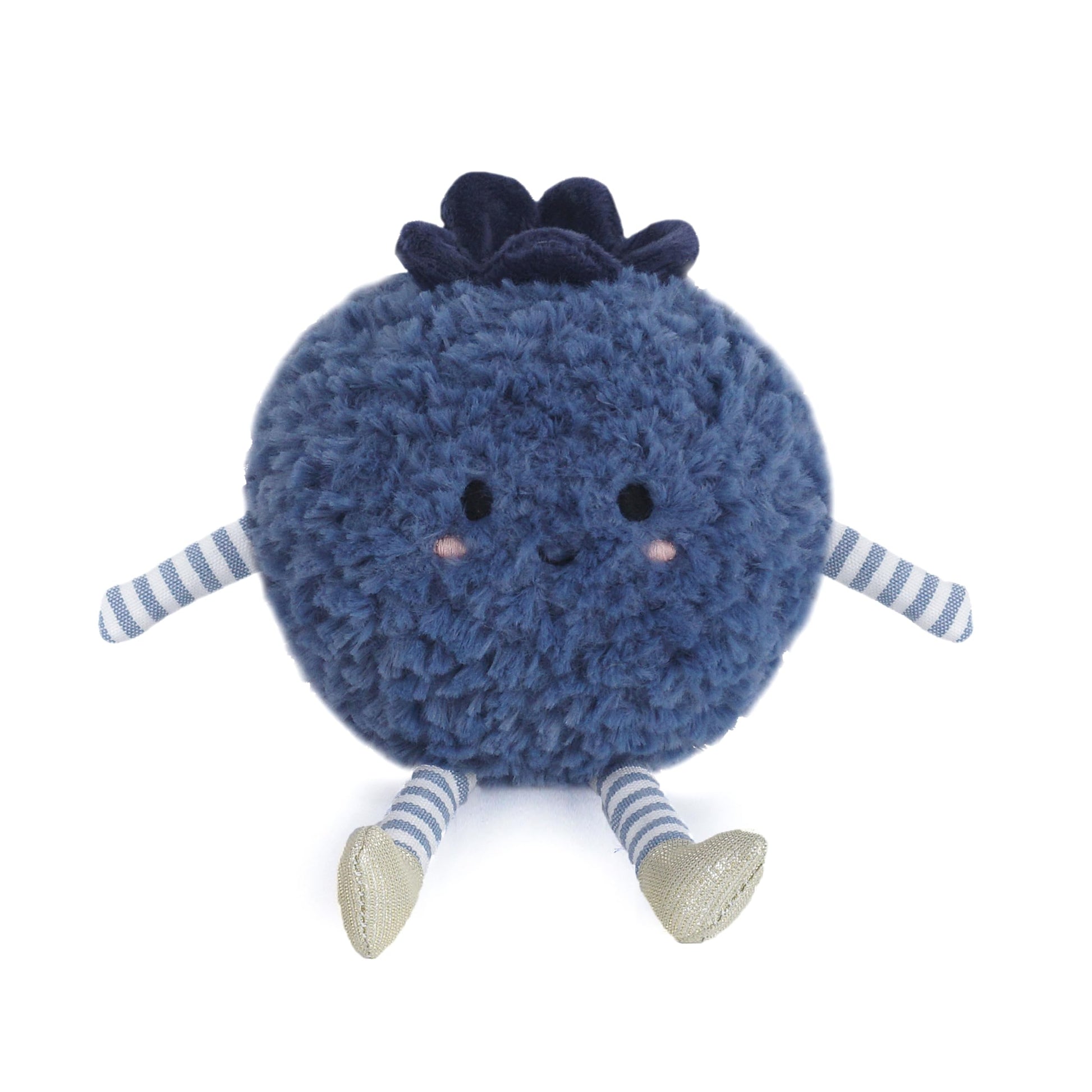 MON AMI Blue Berry Fruit Plush Toy, 7-Inch Soft Blueberry Stuffed Gift