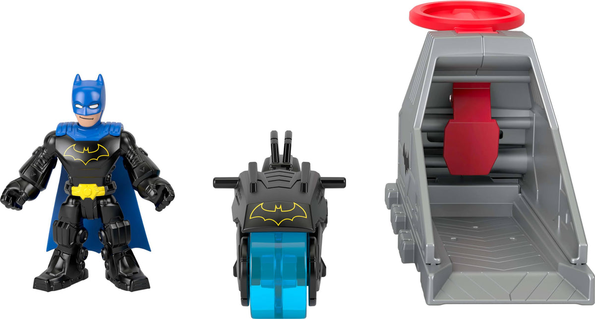 DC Imaginext Mattel Batman Super Friends Launcher Toy Adventure Gotham Hero Action Shooter Toy for Ages 3 and Up