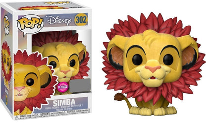 Funko POP! Disney Lion King Simba Leaf Mane Flocked Vinyl Figure