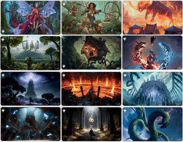Ultra Pro - Wilds of Eldraine Playmat Ellivere of the Wild Court for Magic: The Gathering, MTG Card Playmat, Use as Oversize Mouse Pad, Desk Mat