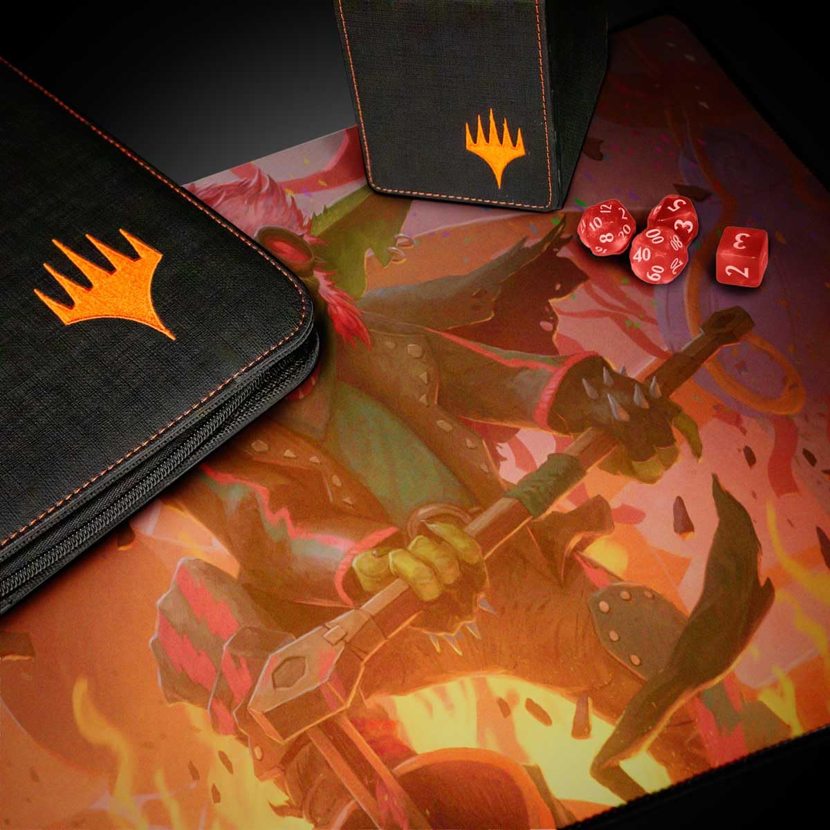 Ultra PRO - Aetherdrift Redshift, Rocketeer Chief Playmat for Magic: The Gathering, Use as Mousepad, Desk Mat, Protects MTG Cards During Gameplay, TCG