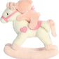 Aurora® Melodious Musicals! Baby Girl Rocking Horse™ Baby Stuffed Animal - Musical Entertainment - Engaging Play - Pink 11 Inches