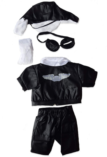 Pilot Wings Teddy Bear Clothes Outfit Fits Most 14"-18" Build-a-Bear and Make Your Own Stuffed Animals