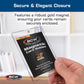 BCW Magnetic Card Holder - 35 PT Thickness - 20 Pack | Protective Display Card Case with Secure Gold Magnet Closure | UV Protection, Quick Access