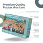 Theo's Puzzles 1000 Piece Puzzles for Adults - Playful Beach Scene with Ice Cream Truck Puzzle Detailing Fun Coastal Life Jigsaw Puzzles for Relaxing