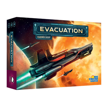 Rio Grande Games Evacuation Strategy Board Game, Civilization Building, Resource Management, 1-4 Players
