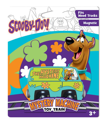 MasterPieces Scooby Doo Mystery Machine Wooden Train Engine - Magnetic, Officially Licensed - Toddler