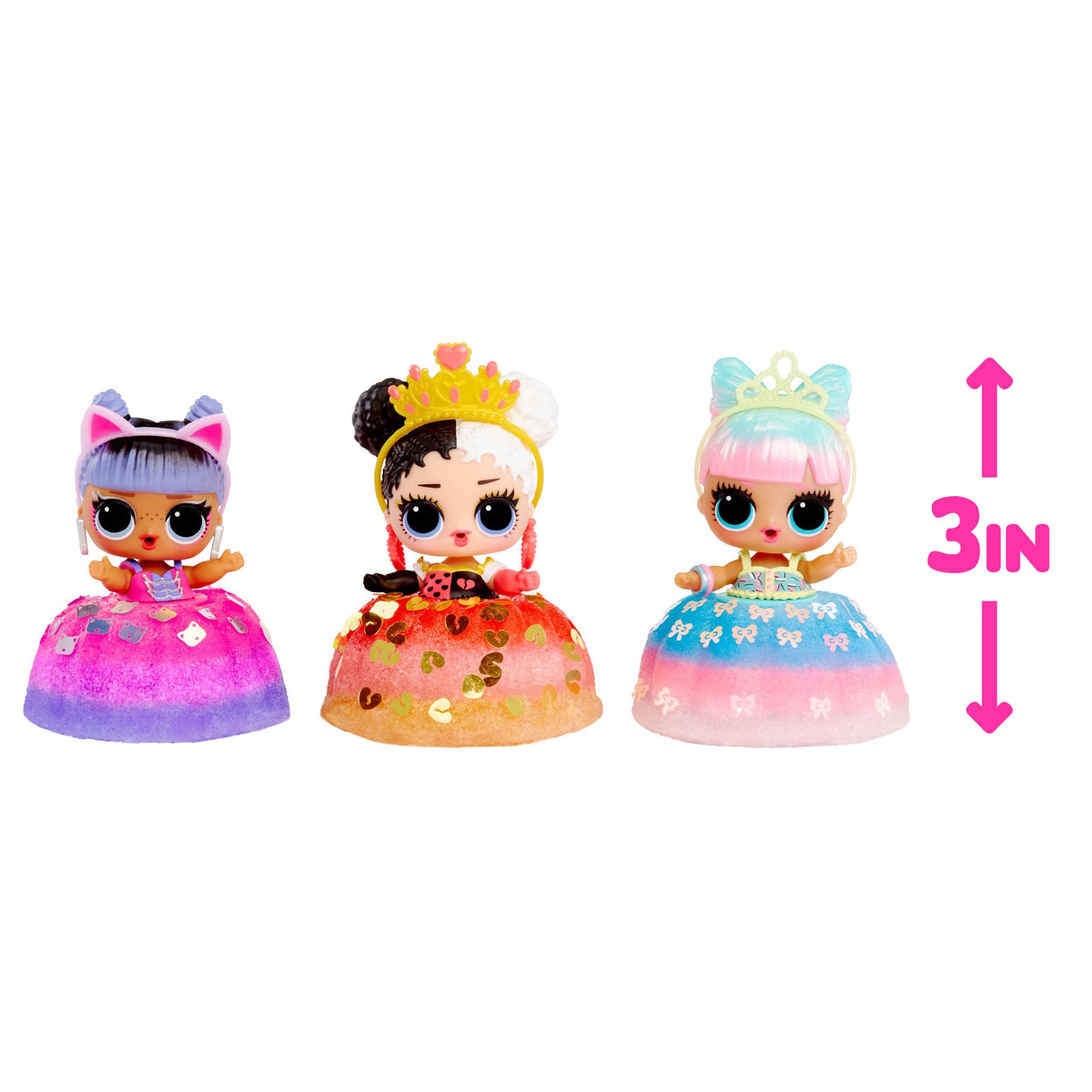 LOL Surprise Mix & Make Birthday Cake Tots with Collectible Doll, DIY Cake Dress, Cake Making and Decorating, Ingredients and Glitter Sprinkles, Cake
