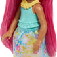 Barbie Chelsea Royal Small Doll (6-Inch) with Pink Hair Wearing Removable Skirt, Shoes & Hair Accessory, 6-inch Toy