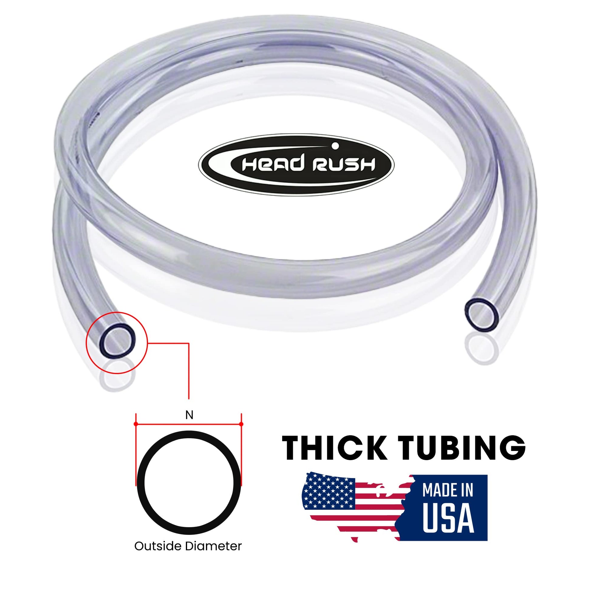 Head Rush Silver/Blue Double Header 2-Tube Beer Bong, 8" x 6.5" Plastic Funnel with Dual Flexible Hose, 2 2-ft Long Thick Tubes for Parties and Games