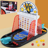 Tabletop Basketball Bouncing Ball Toy, Basketball Board Game, 2 Player Arcade Game, Indoor Fun Bouncing Pinball for Kids & Adults, Ages 3+
