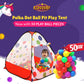 Kids Ball Pit Pop up Play Tent, Playhouse Tent for Boys Girls Babies and Toddlers, Indoor Outdoor Toy Perfect Kid’s Gifts, 50 Ball Pit Balls Included