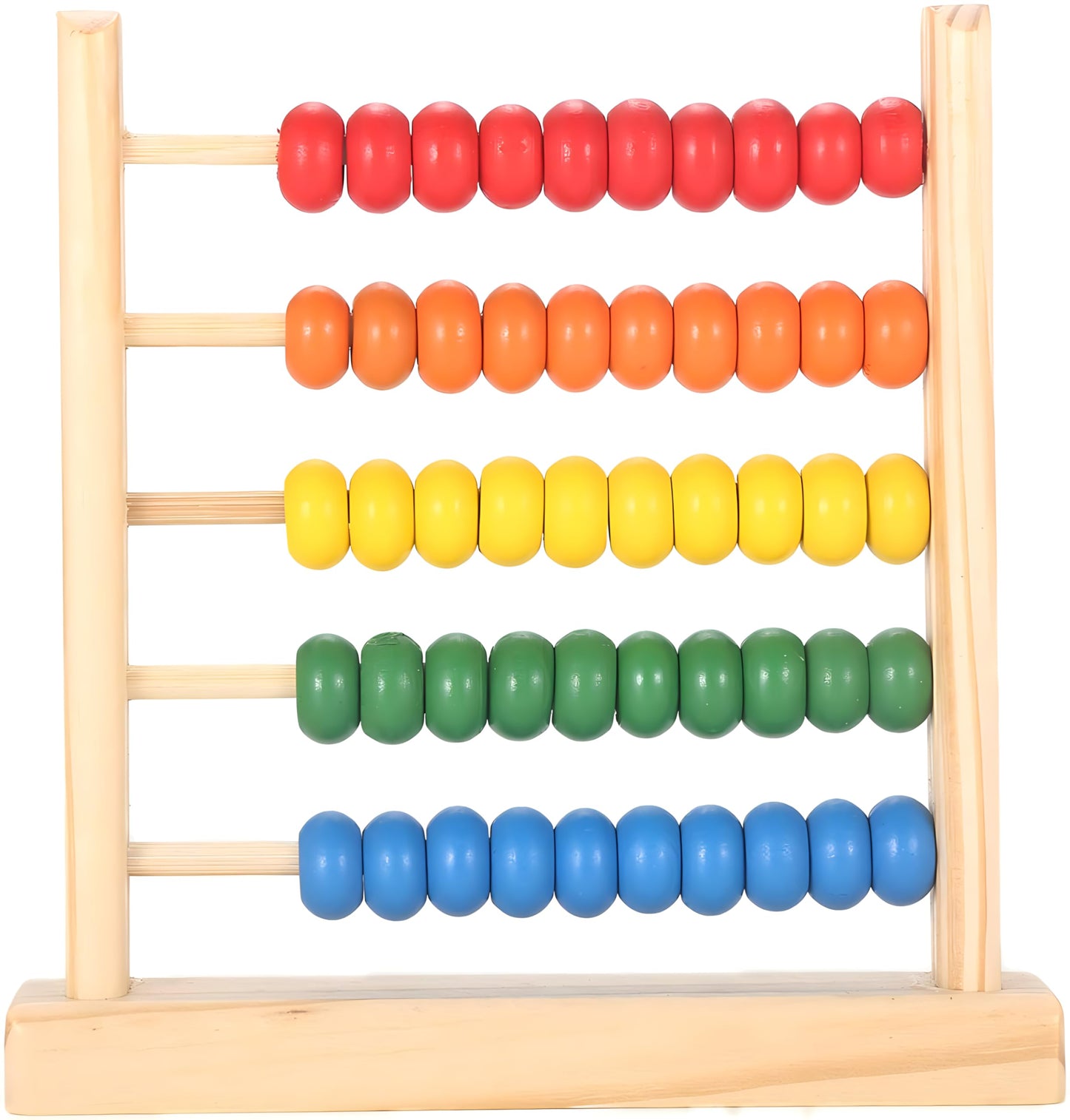 MAGIKON Miniature Abacus, 5 Rows Wooden Counting Frame for Math