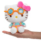 Hello Kitty and Friends 8" Plush w/Flower Overalls & Sunglasses - Limited Edition Officially Licensed Sanrio - Soft Doll Stuffed Toy Figure - Gift