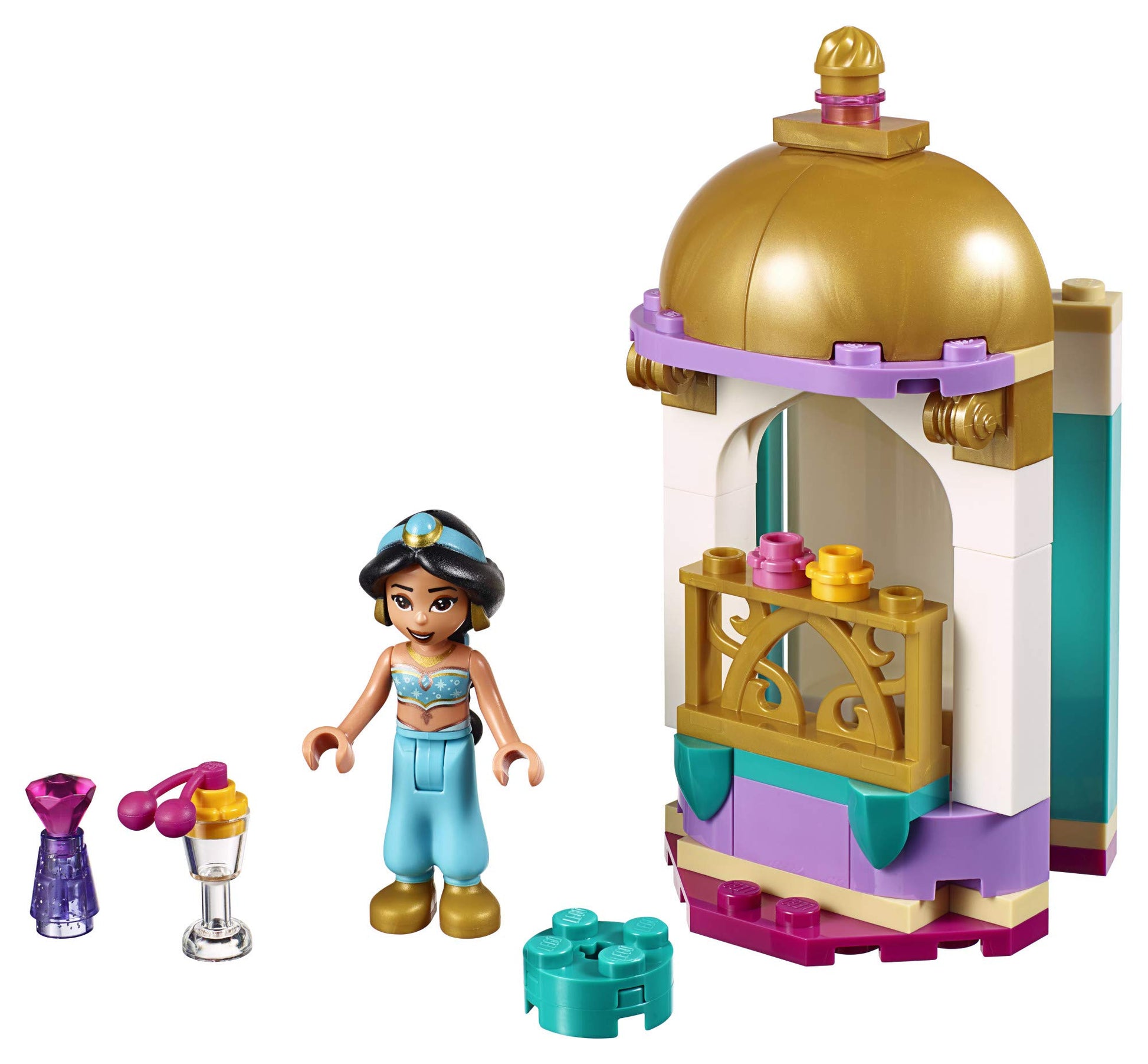 LEGO Disney Jasmine’s Petite Tower 41158 Building Kit (49 Pieces)