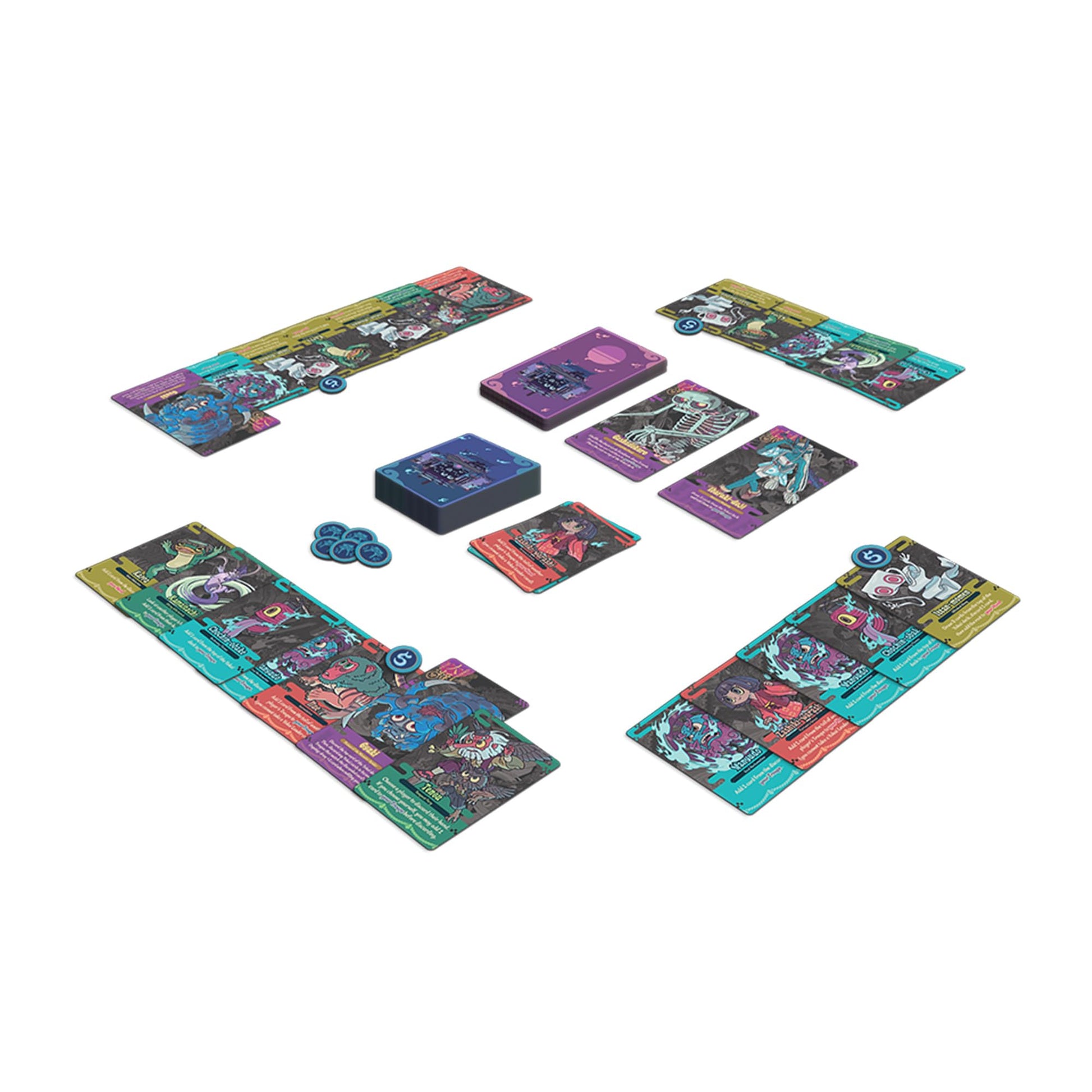CMON Yokai Carnival Card Game - Collect Mythical Japanese Yokai! Trick-Taking Strategy & Fantasy Battles, Family Fun for Kids & Adults, Ages 10+, 2-5