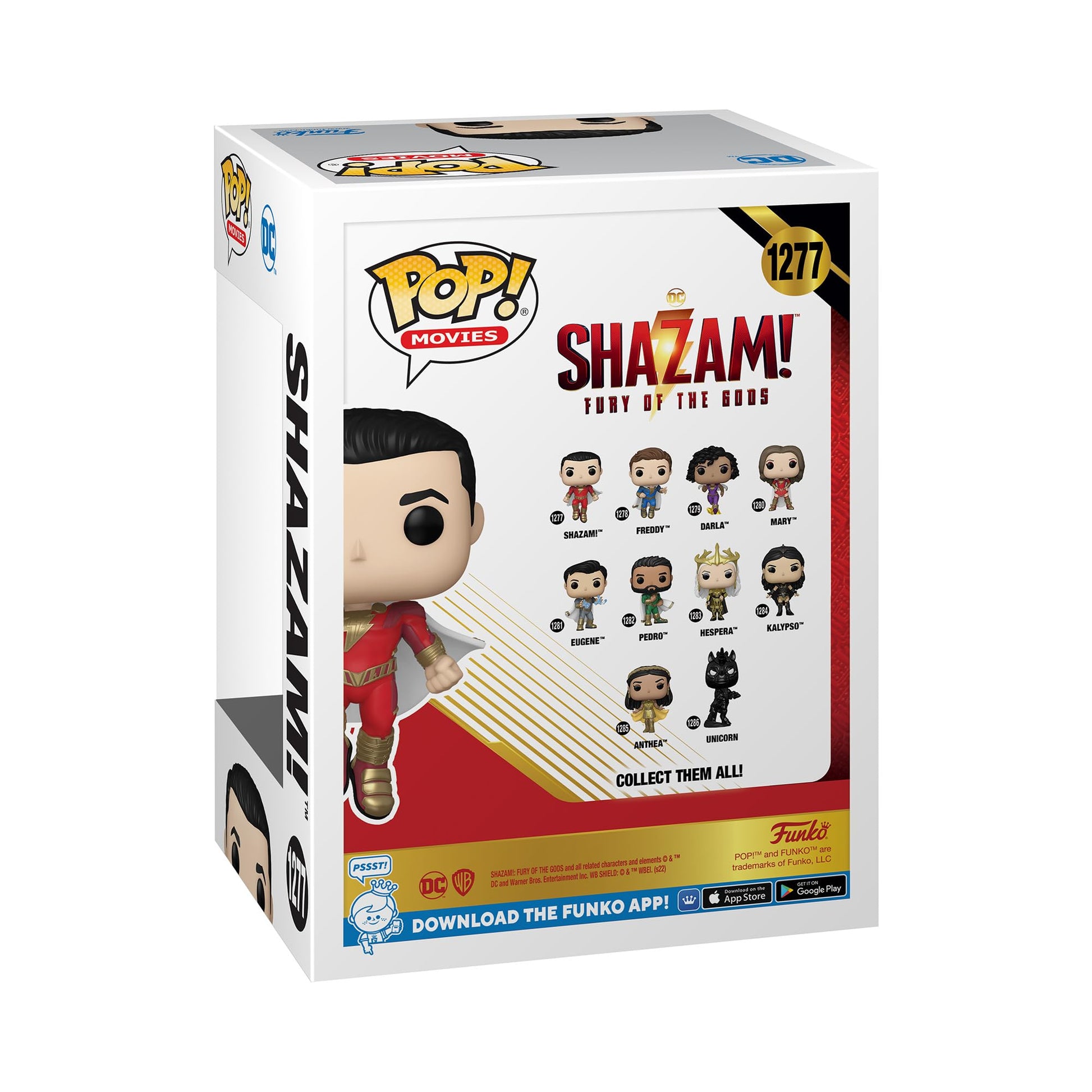 Funko POP! Movies: Shazam 2-1/6 Odds for Rare Chase Variant - Glow in The Dark - Collectable Vinyl Figure - Gift Idea - Official Merchandise -