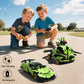 IQKidz STEM Building Blocks Kit for Kids - 2 in 1 Remote Control Race Car and Robot Toy, Great Gift for Boys, Teens Age 6 7 8-12+ Year Old Who Love