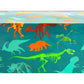 Blue Panda Dinosaur Tablecloths for Birthday Party - 54 x 108 in, Green, Pack of 3, Disposable Plastic - Dinosaur Birthday Tablecloth - Disposable