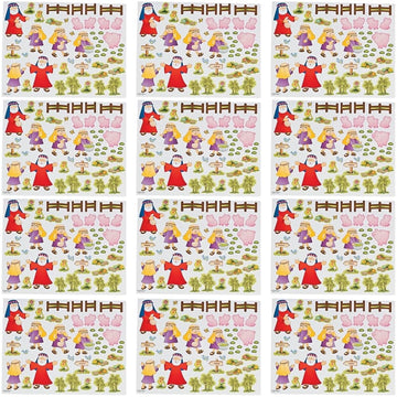 Fun Express - Make-A-Scene Parable Prodigal Son - Stationery - Stickers - Make - A - Scene (Lrg) - 12 Pieces