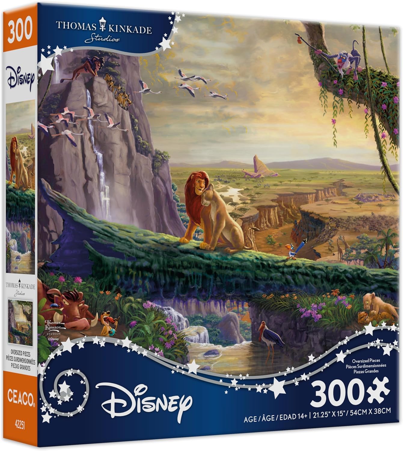 Ceaco - Disney The Lion King Return - 300 Large Piece Puzzle for Adults