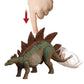 Jurassic World HHK91 A New Age Legacy Collection Dr Sarah Harding with Large and Small Stegosaurus Dinosaur, Authentic and Articulated Figures, 9.5