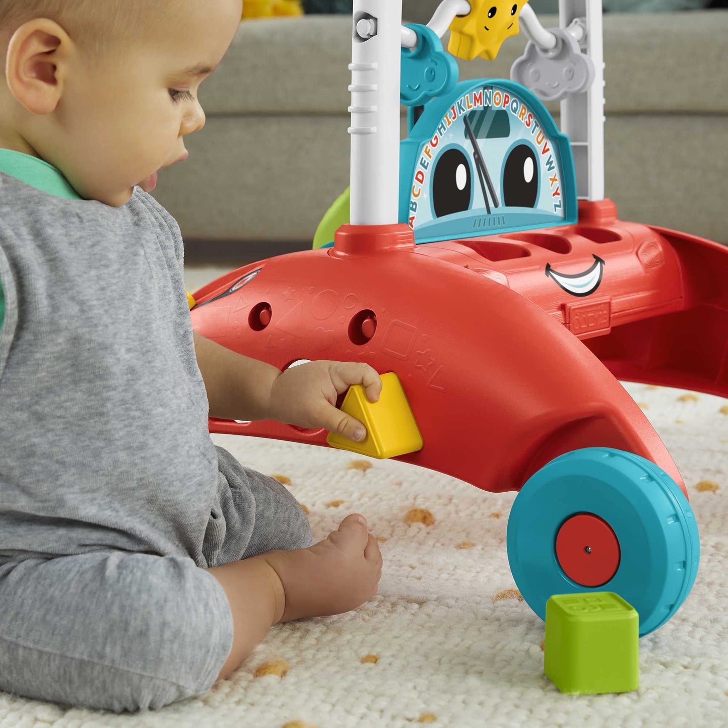 Fisher-Price 2 Sided Steady Panda Walker, Version: Dutch; English, UK; French; German; Italian; Spanish, Castilian, HJY73