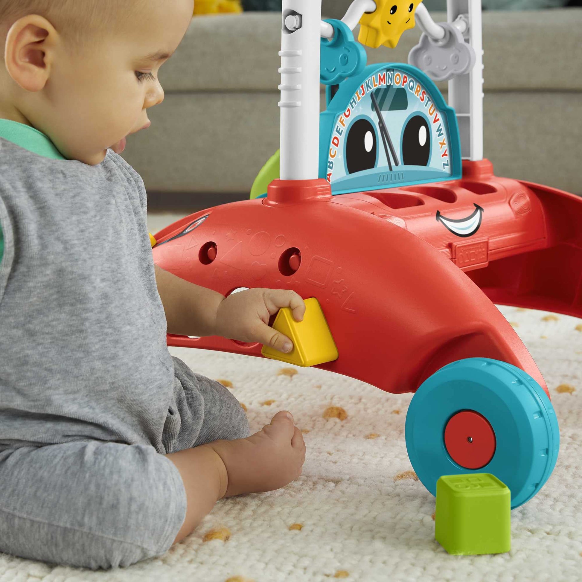 Fisher-Price 2 Sided Steady Panda Walker, Version: Dutch; English, UK; French; German; Italian; Spanish, Castilian, HJY73