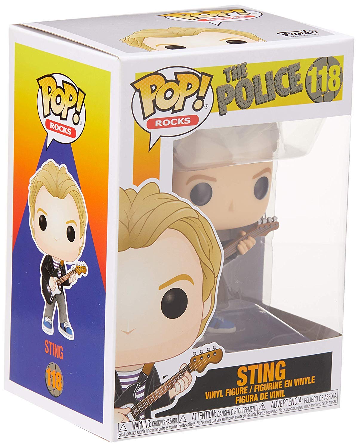Funko Pop! Rocks: The Police - Sting, Multicolor, std
