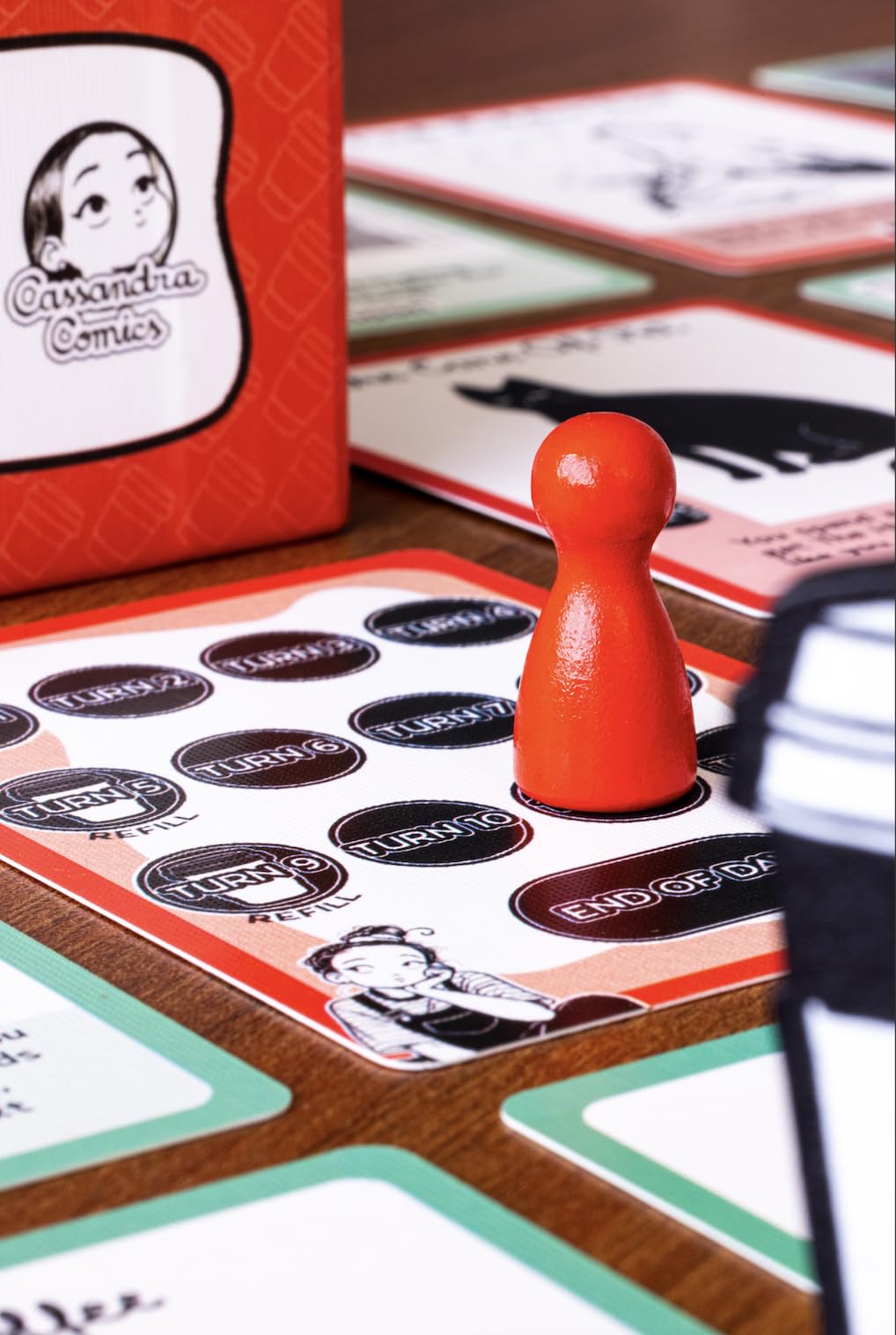 Jason Anarchy Games Self Careless Card Game - Relatable Humor - Cassandra Comics - 1 to 2 Players - Casual Card Game - Game of Life Balance